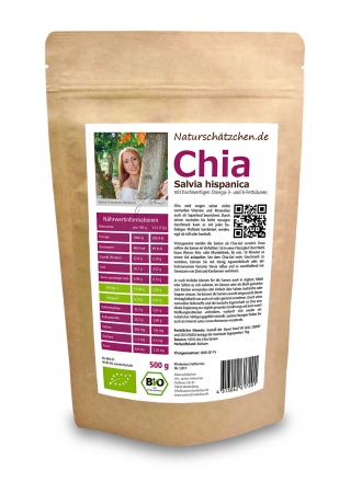 2 x Superfood - Bio Chia Samen und Bio Acai