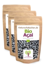 3er Bundle Bio Acai Pulver (je 100g)